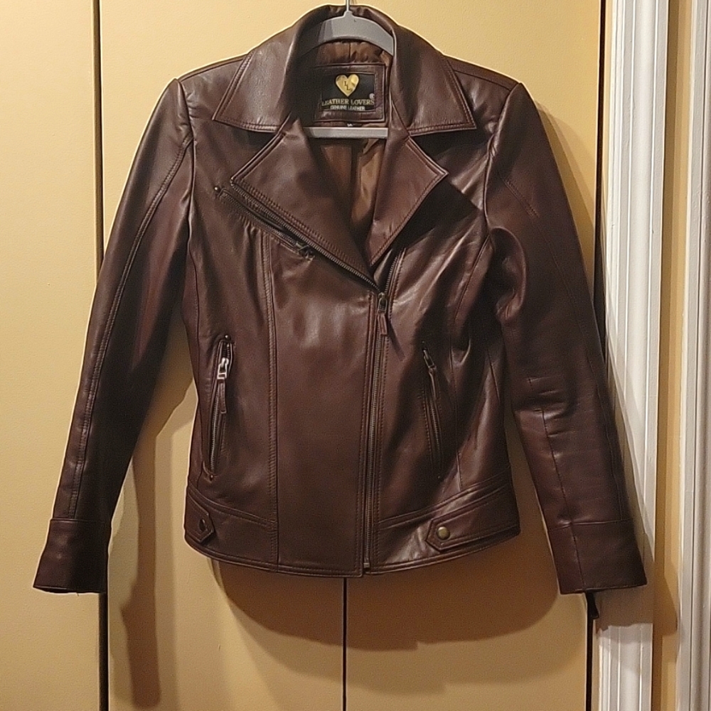 Women's leather jacket